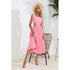 'Veda' Cutout Ruched Maxi Dress - Celes Fashion